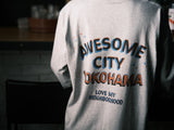 "YOKOHAMA Awesome city"  Long Sleeve TEE